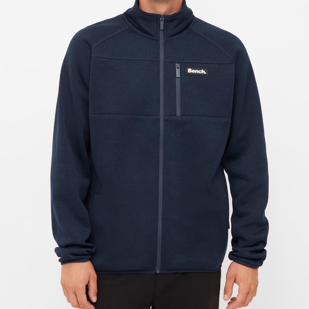 Bench Dark Blue Zip-Up Jacket NWT Size M